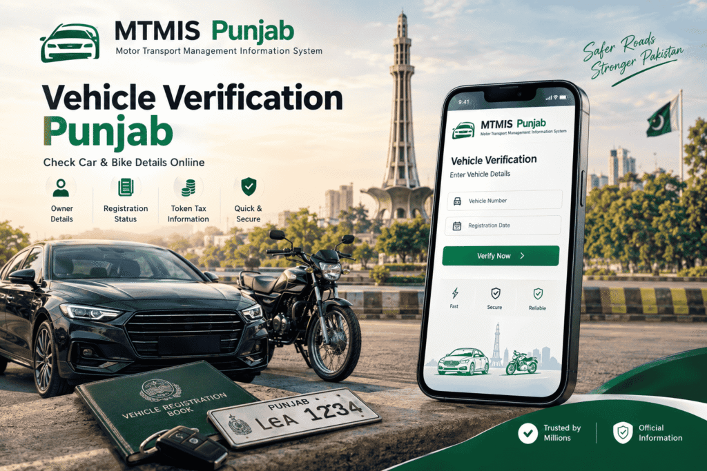 vehicle verification Punjab